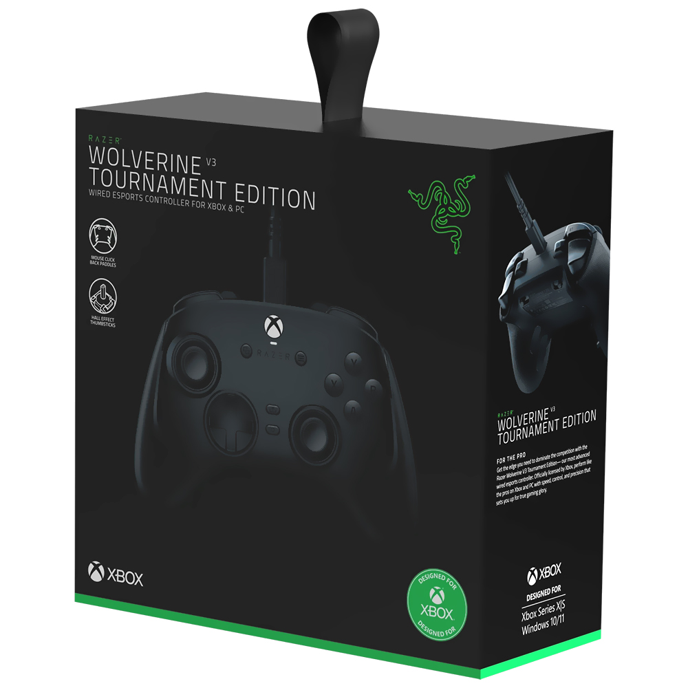 Controle Razer Wolverine V3 Tournement Edition / USB - Preto (RZ06-05210100-R3U1)