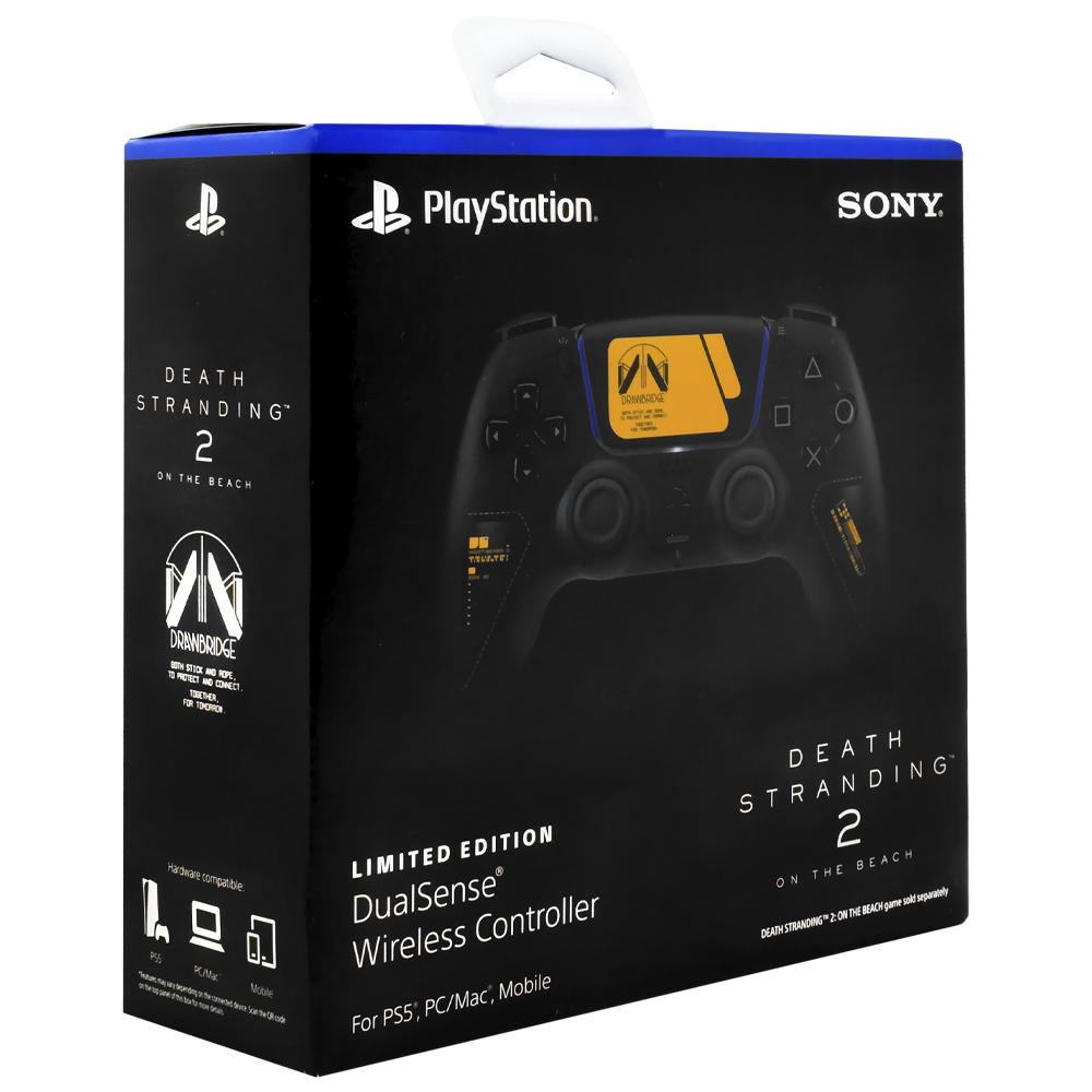 Controle Sony DualSense para PS5 Death Stranding 2 Limited Edition - Preto (CFI-ZCT1W)