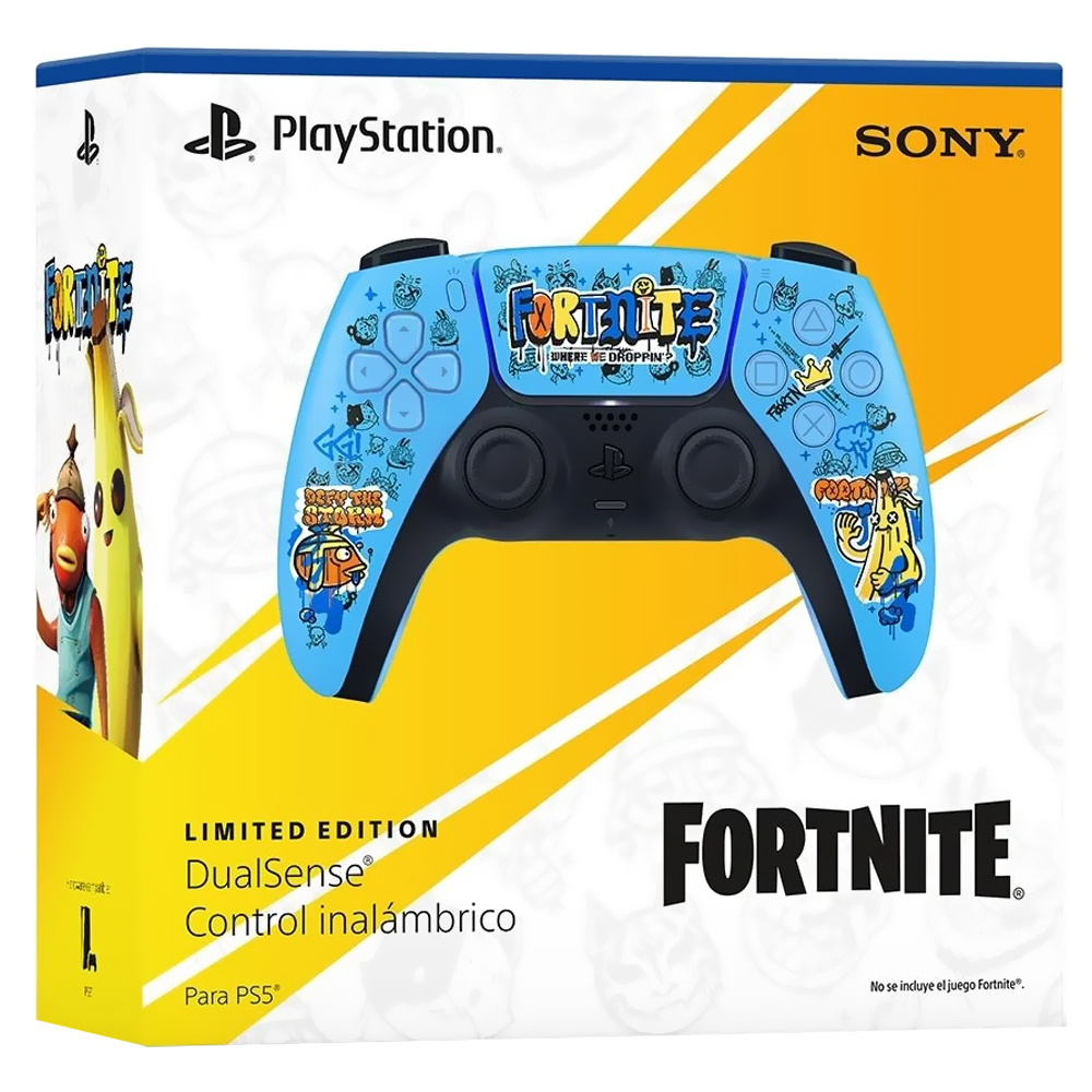 Controle Sony DualSense para PS5 Fortnite Limited Edition - Azul (CFI-ZCT1W)