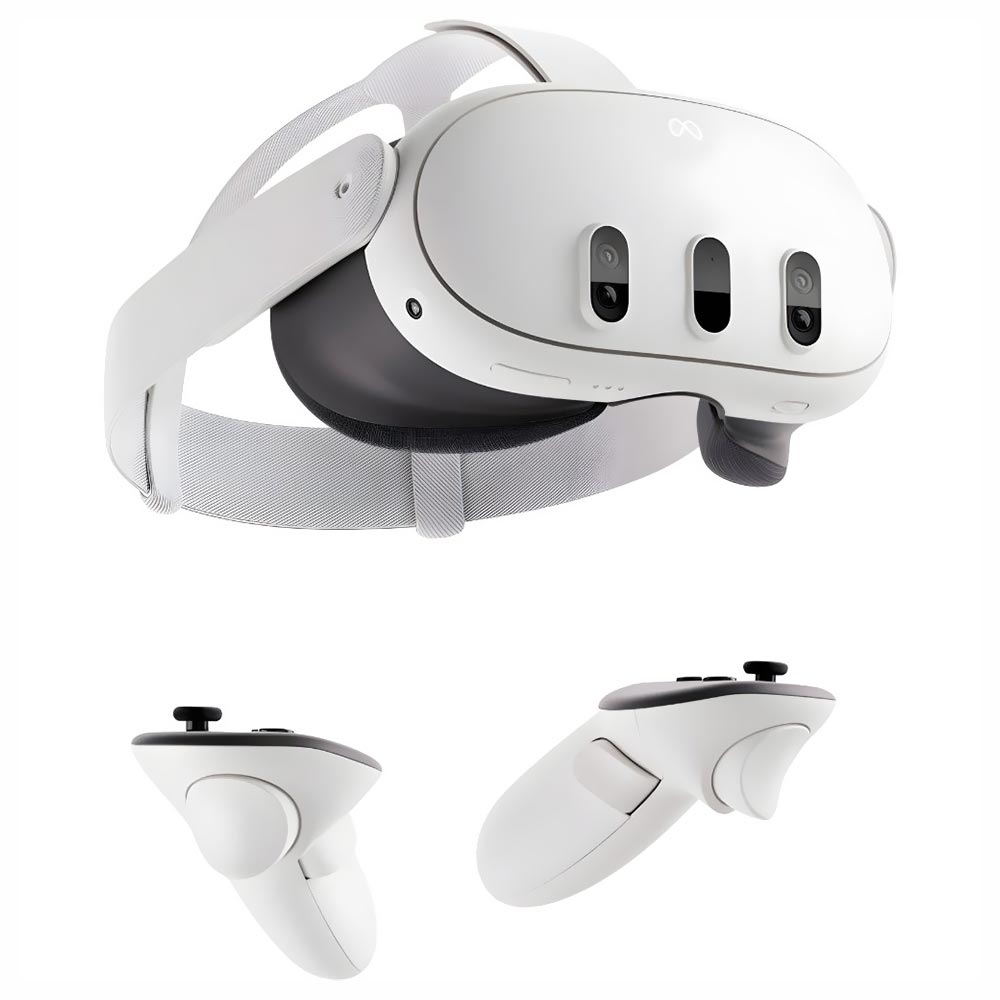 Óculos de Realidade Virtual Meta Quest 3 128GB - Branco