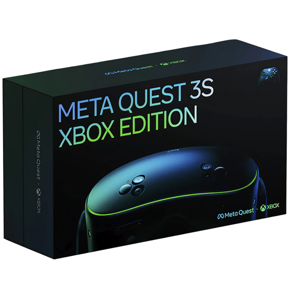 Óculos de Realidade Virtual Meta Quest 3S Xbox Edition 128GB - Preto + 3 Meses Game Pass Ultimate