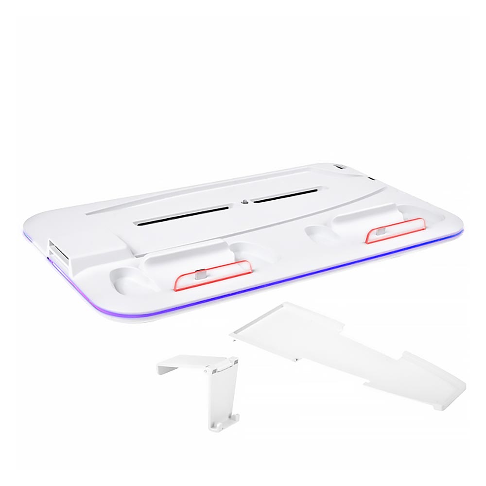 Suporte de Refrigeração com Estação de Carga STK-501 para PS5 / RGB - Branco