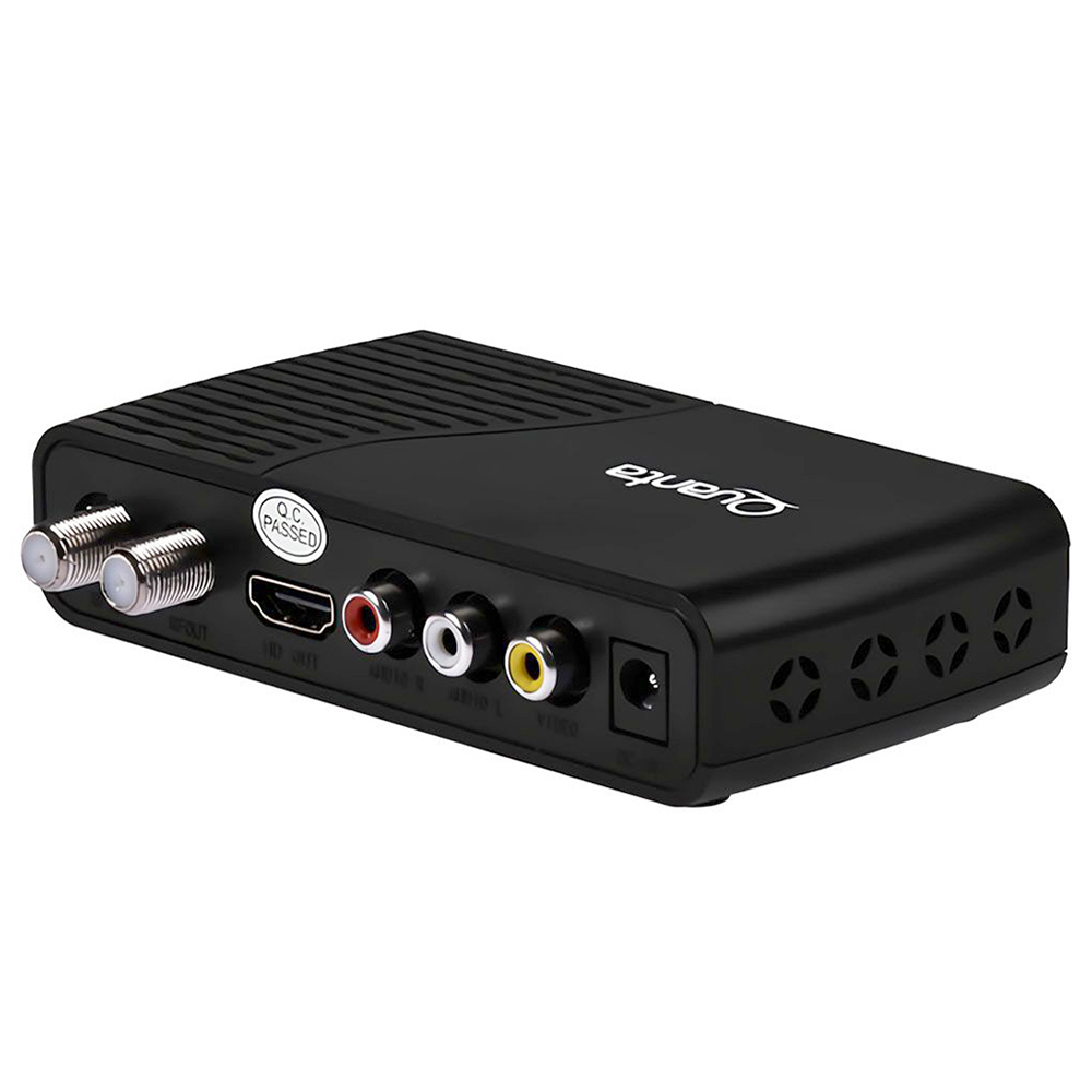 CONVERSOR P/ TV DIGITAL QUANTA QTCTV1130 PRETO + ANTENA BAK BK-ANT188