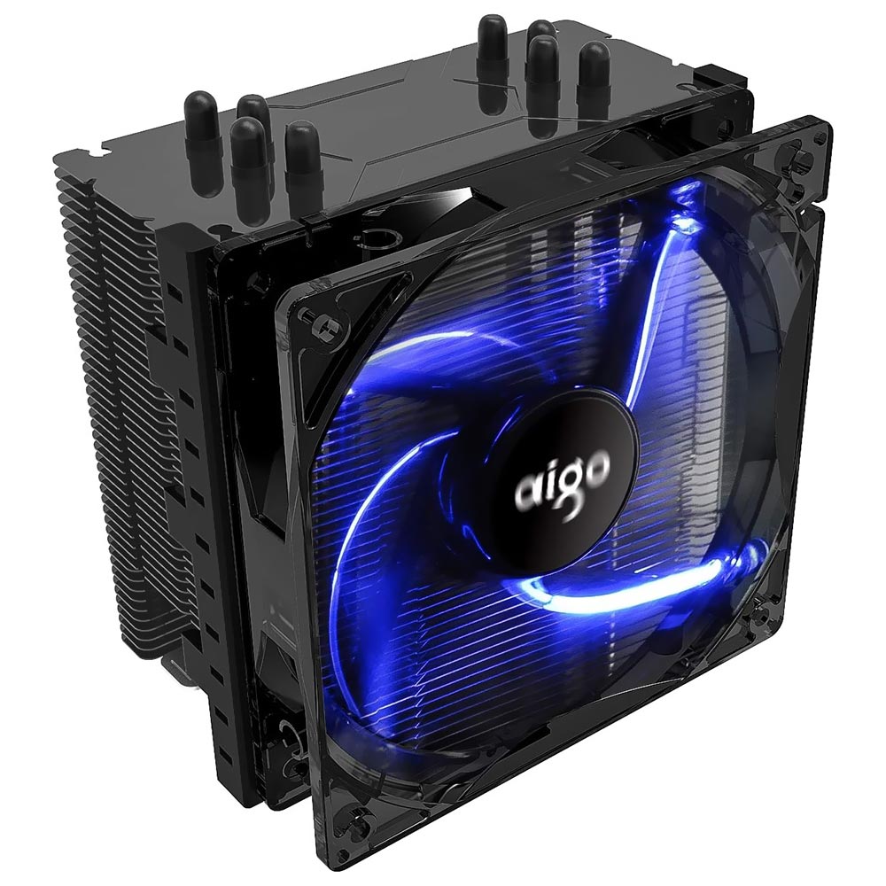 Cooler para Processador Aigo L4 - Preto / Azul