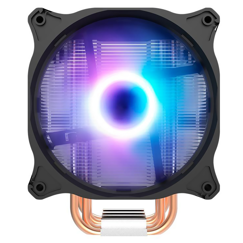 Cooler para Processador darkFlash Darkair Rainbow LED TOWER 120MM - Preto