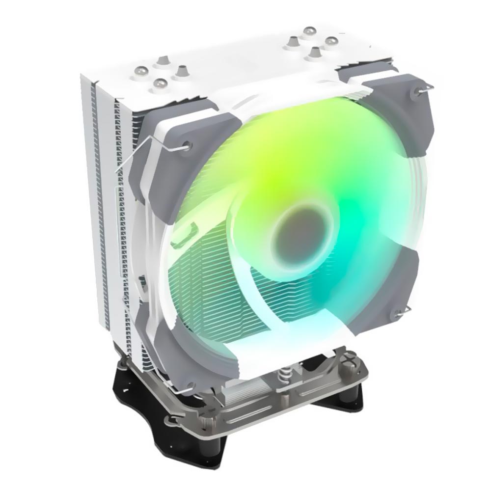 Cooler para Processador darkFlash Ellsworth S21 Tower ARGB - Branco