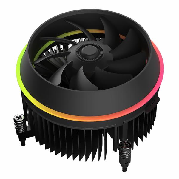 Cooler para Processador darkFlash Shadow Top-Flow PWM Fantasy 100MM RGB - Preto