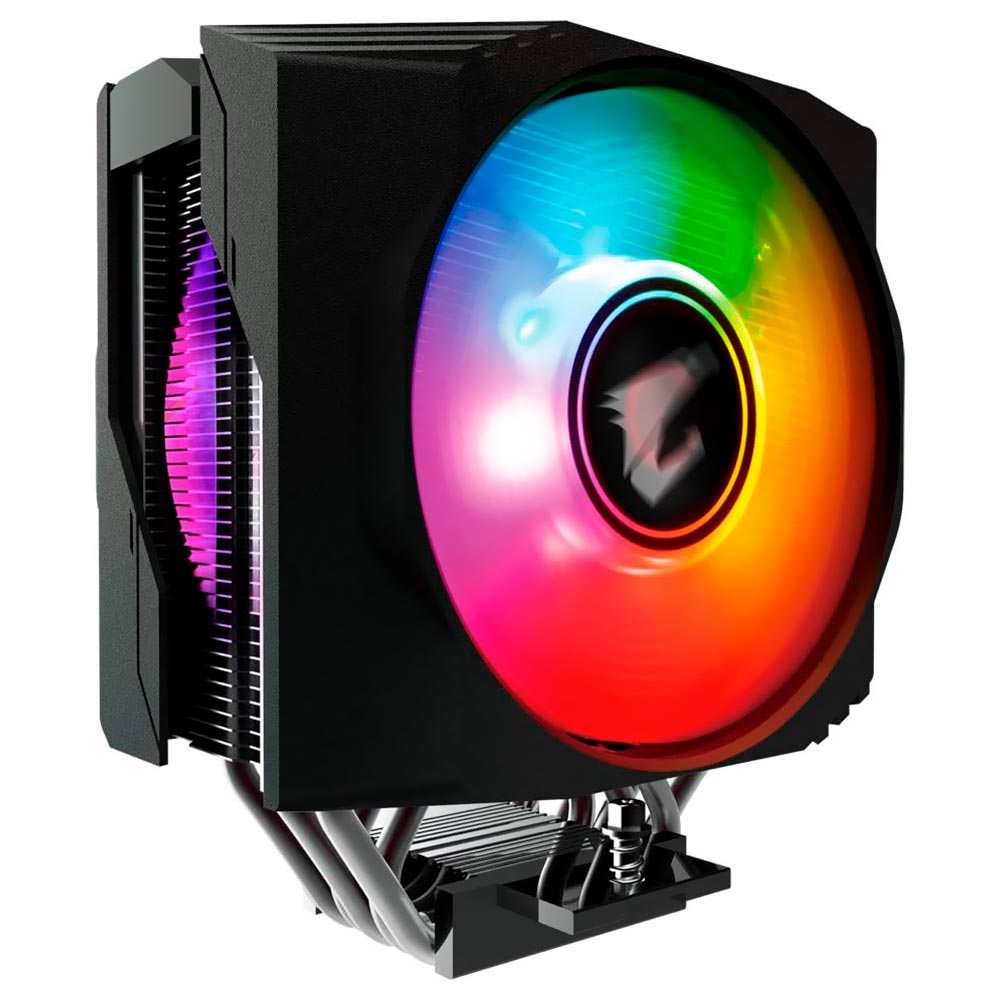 Cooler para Processador Gigabyte AORUS ATC800 Fusion Dual 2.0 RGB - Preto