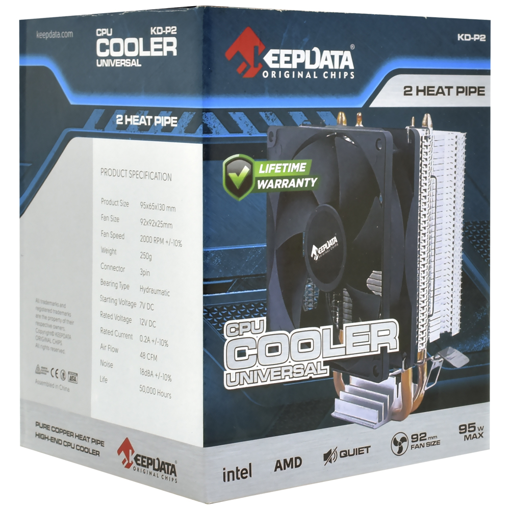 Cooler para Processador Keepdata KD-P2 92MM