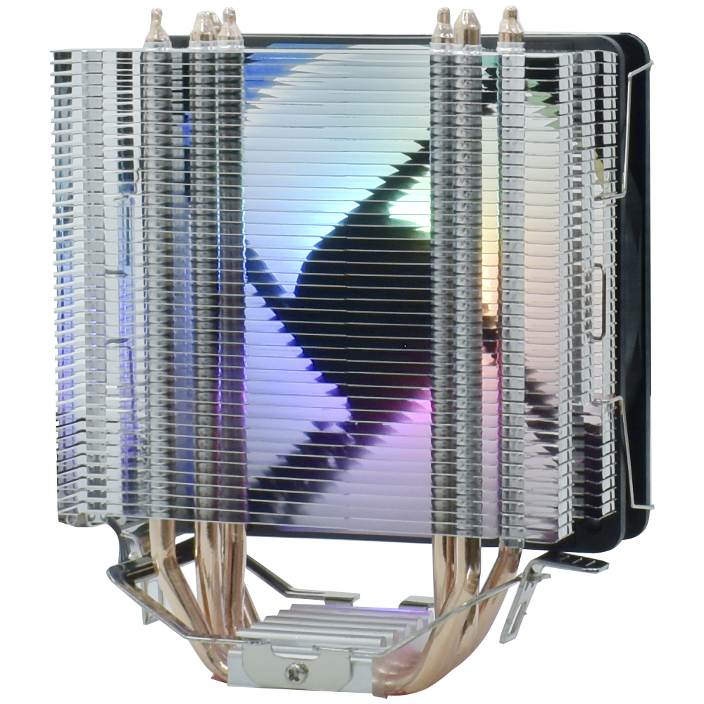 Cooler para Processador Macrovip MV-CPC3R RGB PWM Tower 120MM - Preto
