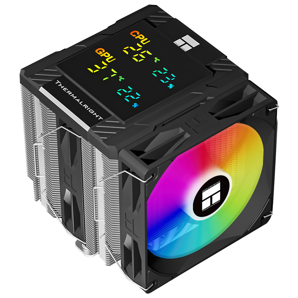 Cooler para Processador Thermalright Peerles Assasin 120 Digital ARGB 120MM - Preto