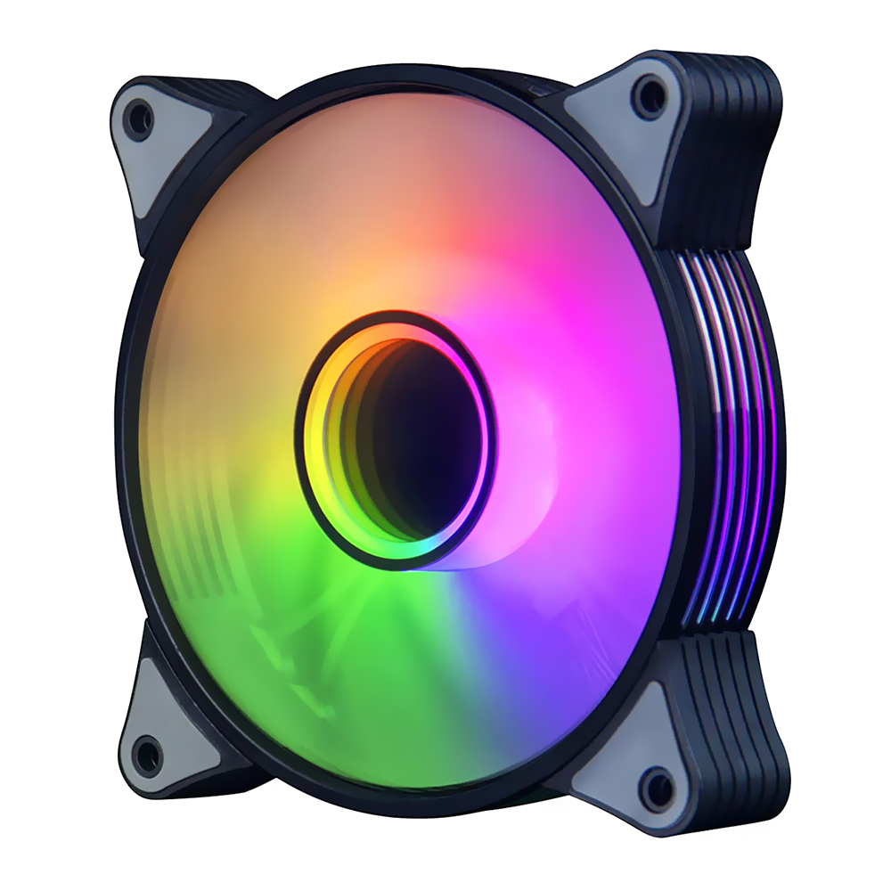 Cooler para Gabinete Aigo AR12 Pro 12X12 LED RGB - Preto