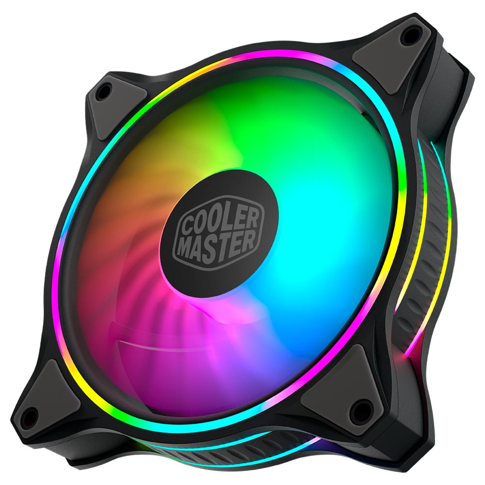 Cooler para Gabinete Cooler Master MasterFan MF120 Halo RGB - MFL-B2DN-18NPA-R1