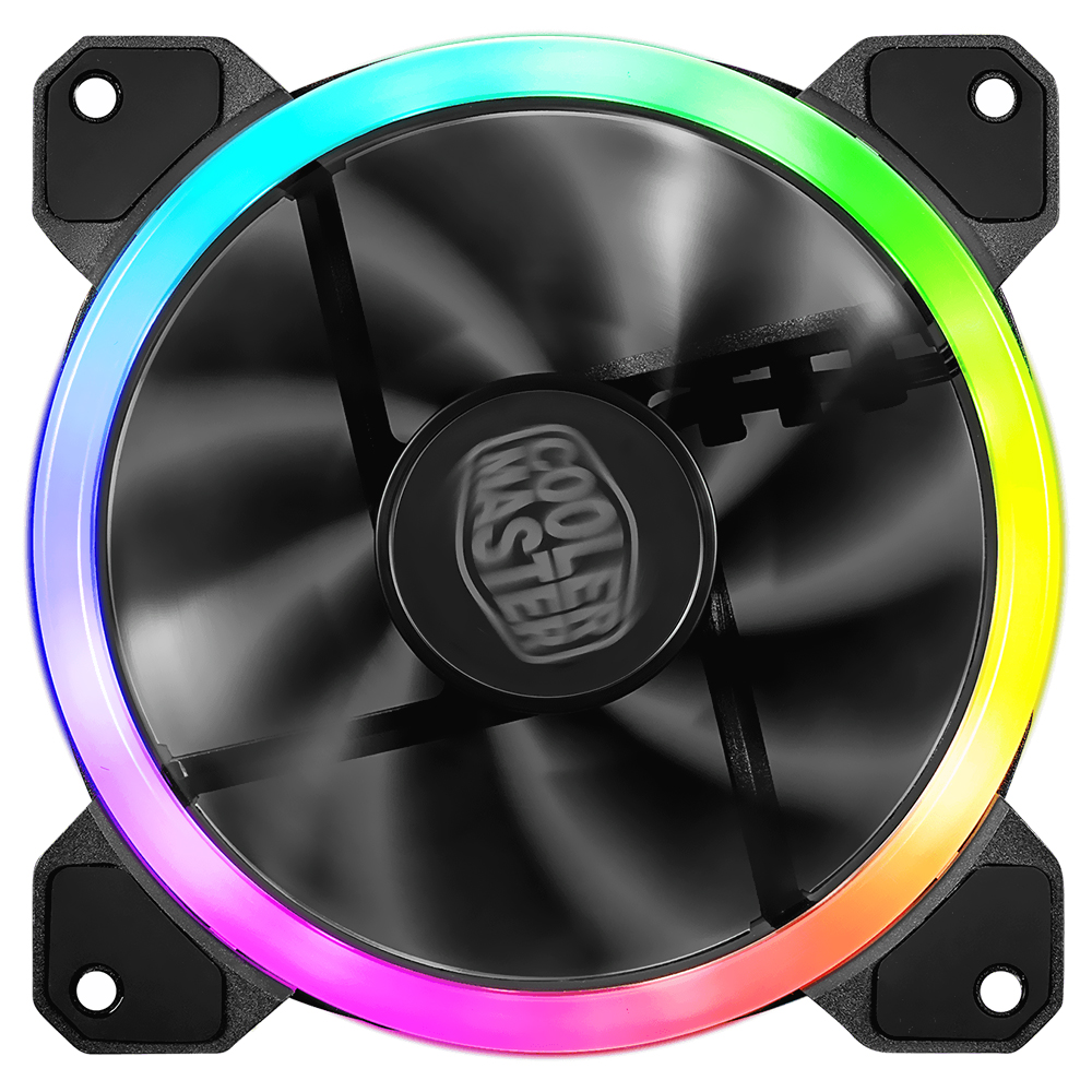 Cooler para Gabinete Cooler Master MasterFan MF120 S2 RGB - MFW-B2DN-12NFA-S2