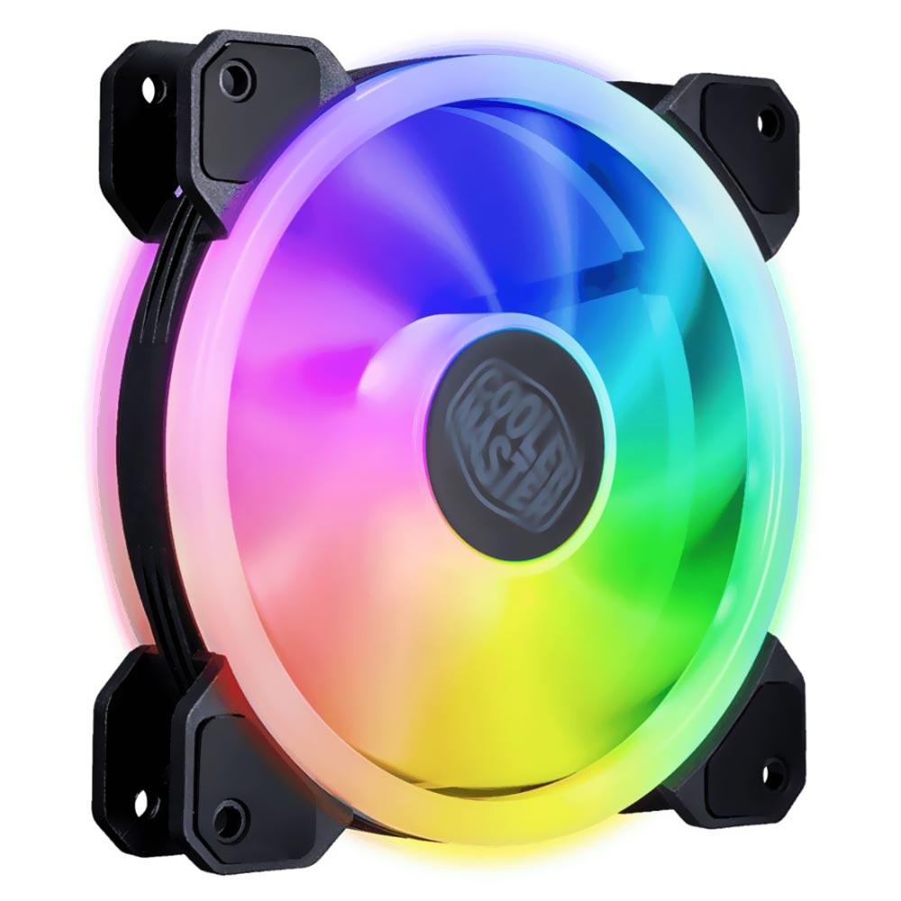 Cooler para Gabinete Cooler Master MasterFan MF120 S3 RGB - MFW-B2DN-18NPA-S3