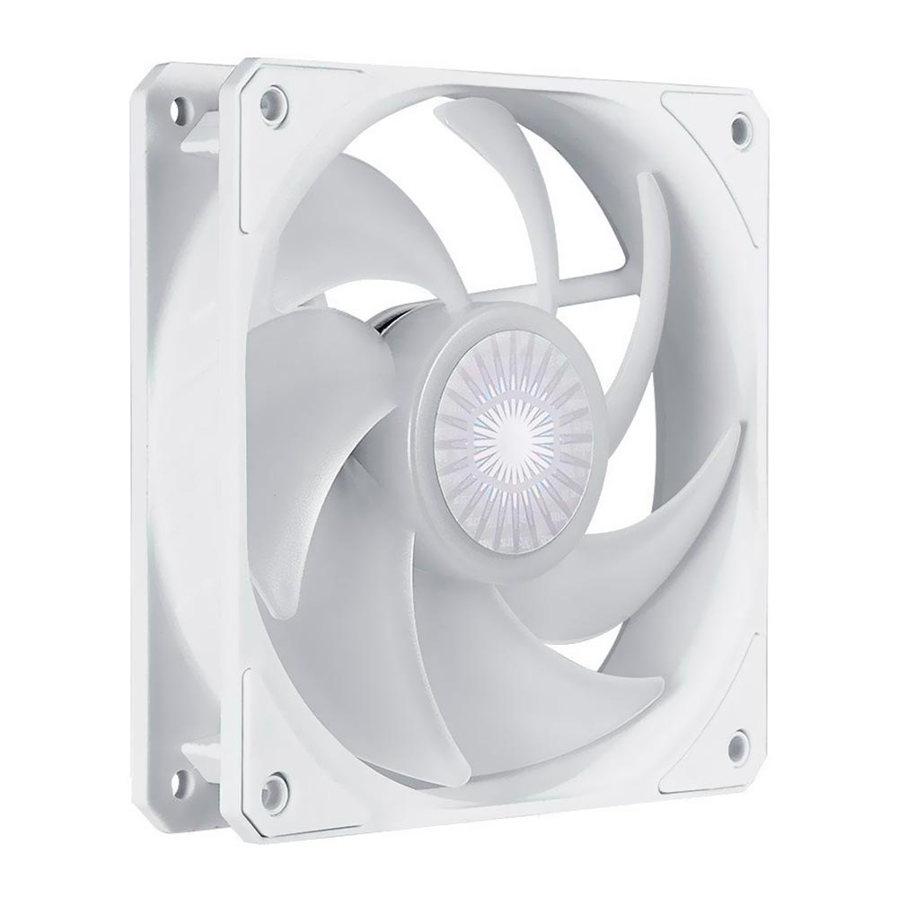 Cooler para Gabinete Cooler Master Sickleflow 120 ARGB White Edition - MFX-B2DW-183PA-R1 Kit com 3