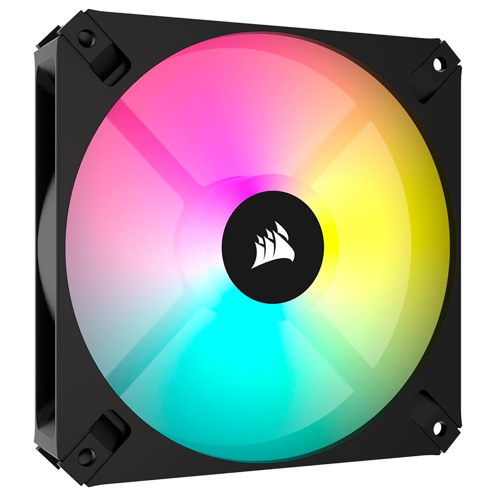 Cooler para Gabinete Corsair AR120 120MM RGB CO-9050166-WW - Preto