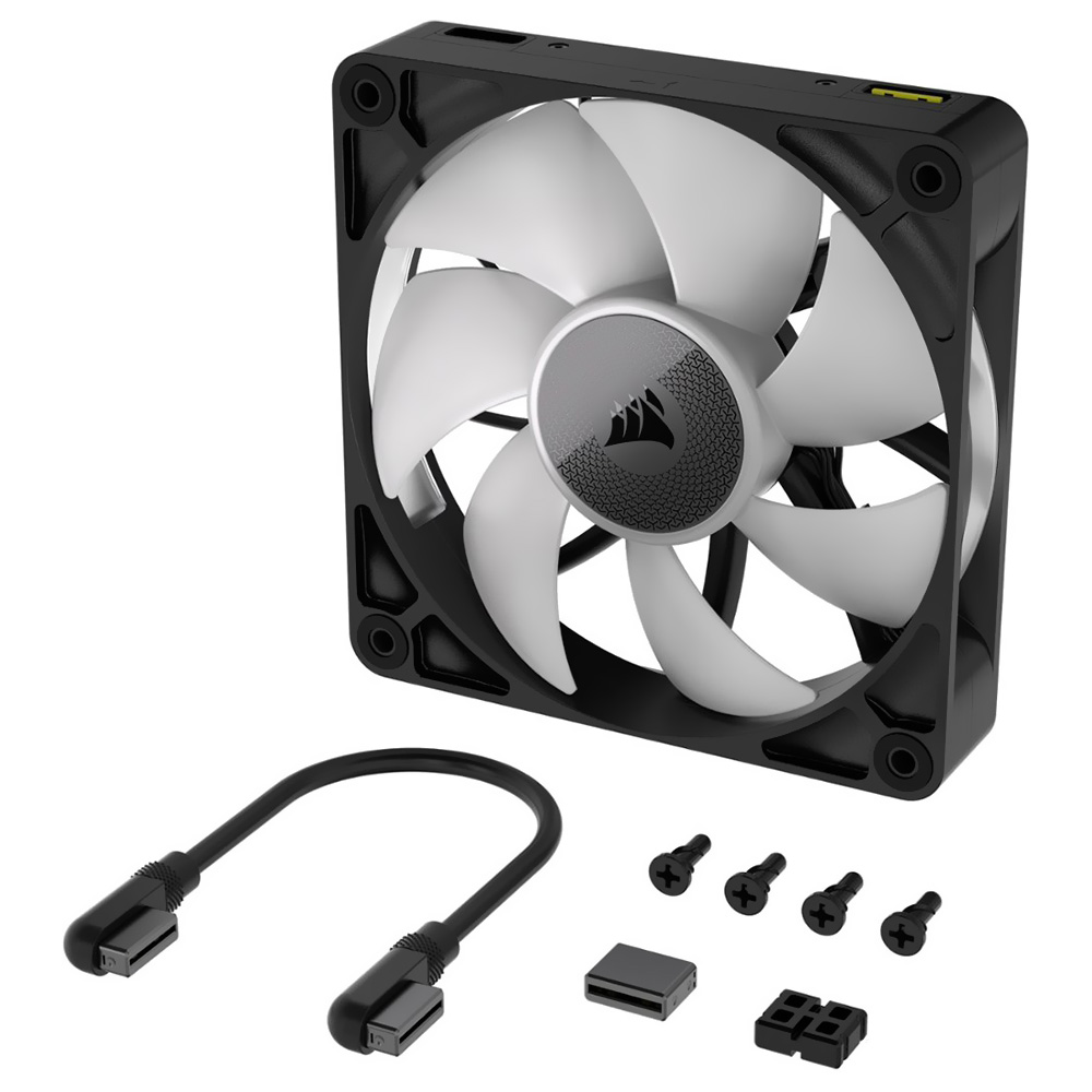 Cooler para Gabinete Corsair RX120 Expansion ICUE Link 120MM RGB CO-9051017-WW - Preto