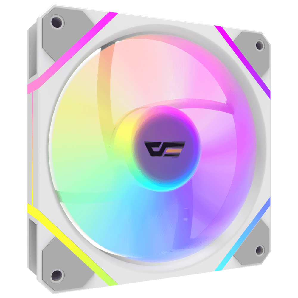 Cooler para Gabinete DarkFlash DM12 Pro 12X12 PWM ARGB - Branco