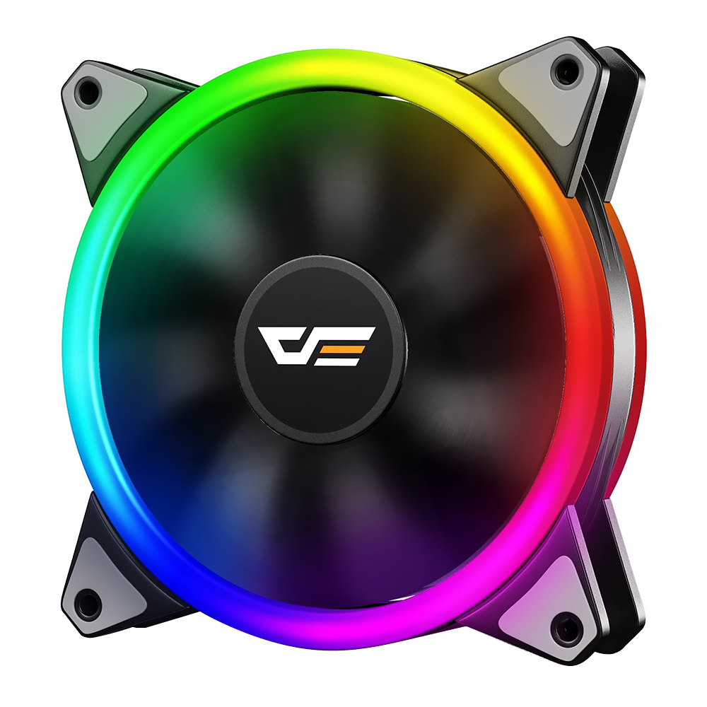 Cooler para Gabinete darkFlash DR12 Pro 12X12 LED RGB - Kit com 5 