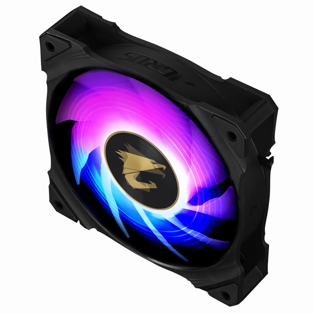 Cooler para Gabinete Gigabyte Aorus 120 12x12 / ARGB - GP-AR120RFAN