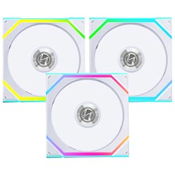 Cooler para Gabinete Lian Li Reverse Blade Wireless 12X12 ARGB 120MM - Branco (12RSL1W3W)