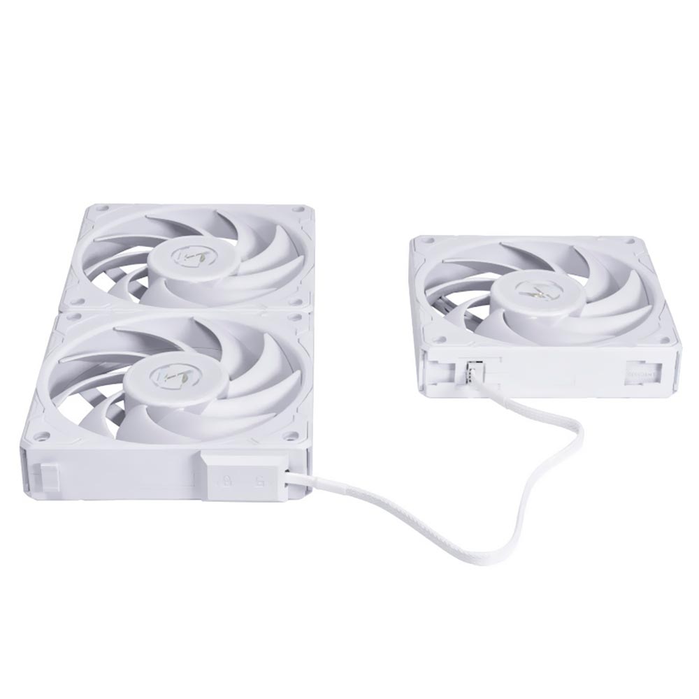 Cooler para Gabinete Lian Li Uni Fan P28 12X12 Branco - Kit com 3 (UF-P28120-3W)