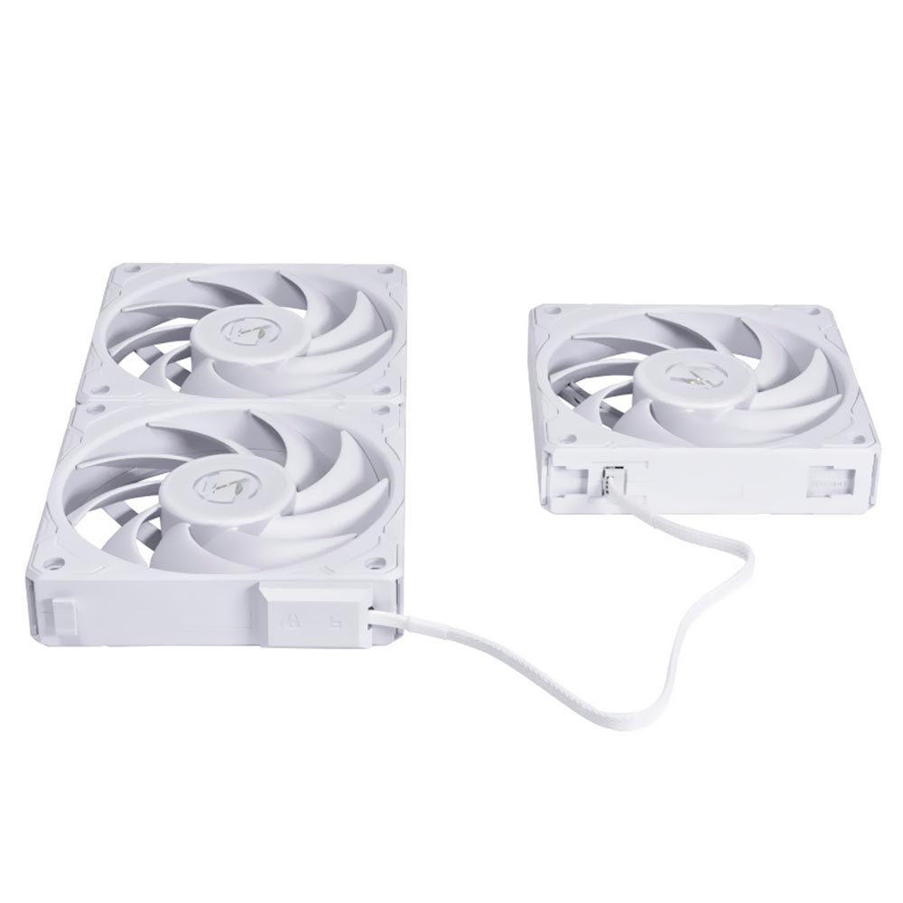 Cooler para Gabinete Lian Li Uni Fan P28 12X12 Branco - Kit com 3 (UF-P28120-3W)