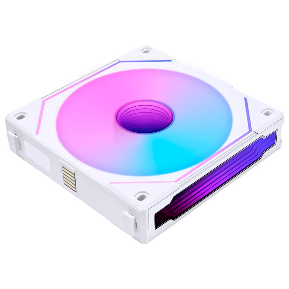 Cooler para Gabinete Lian Li Uni Fan SL-INF 120 Reverse Blade 12X12 LED RGB - Branco (UF-RSLIN120-1W)