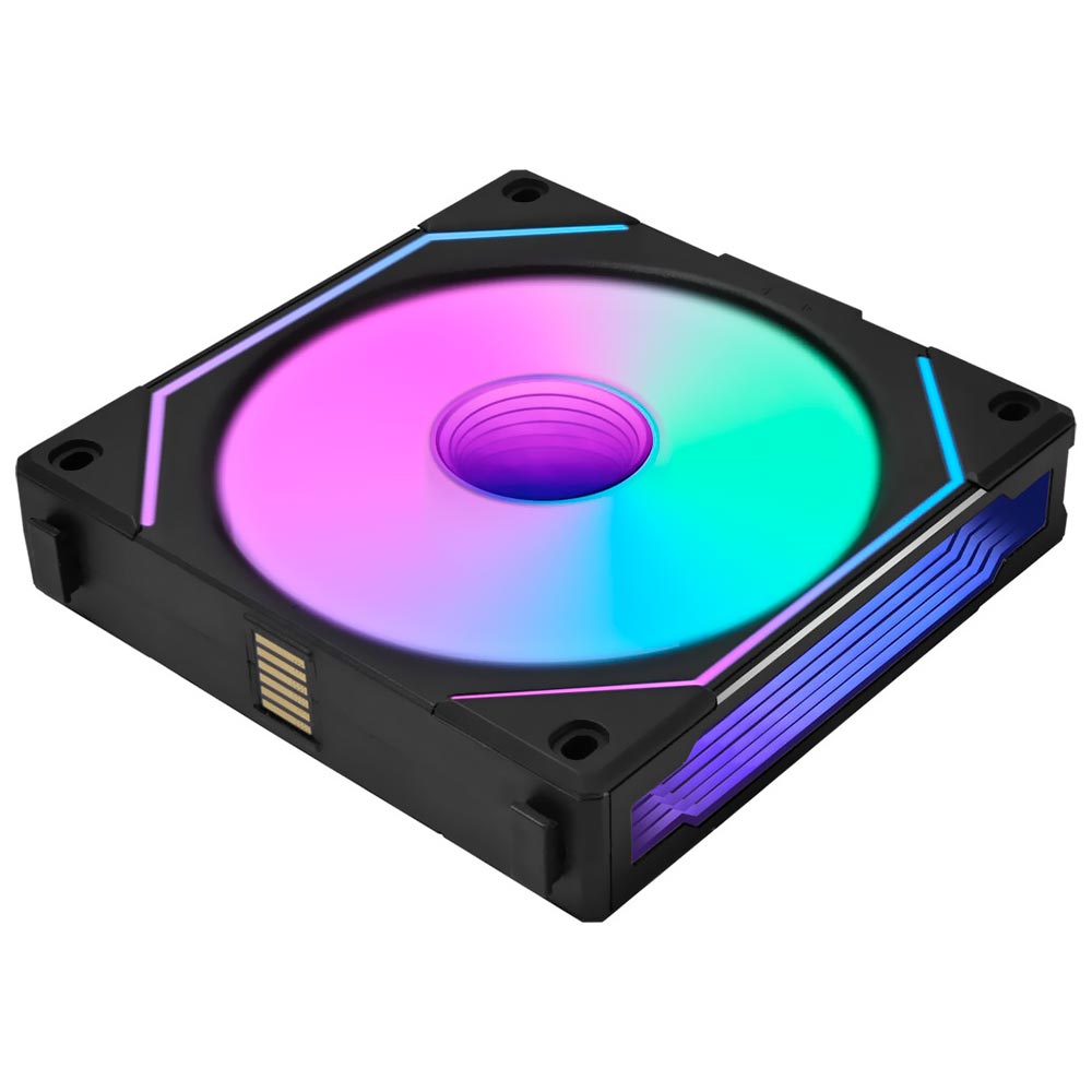 Cooler para Gabinete Lian Li Uni Fan SL-INF 120 Reverse Blade 12X12 LED RGB - Preto (UF-RSLIN120-1B)