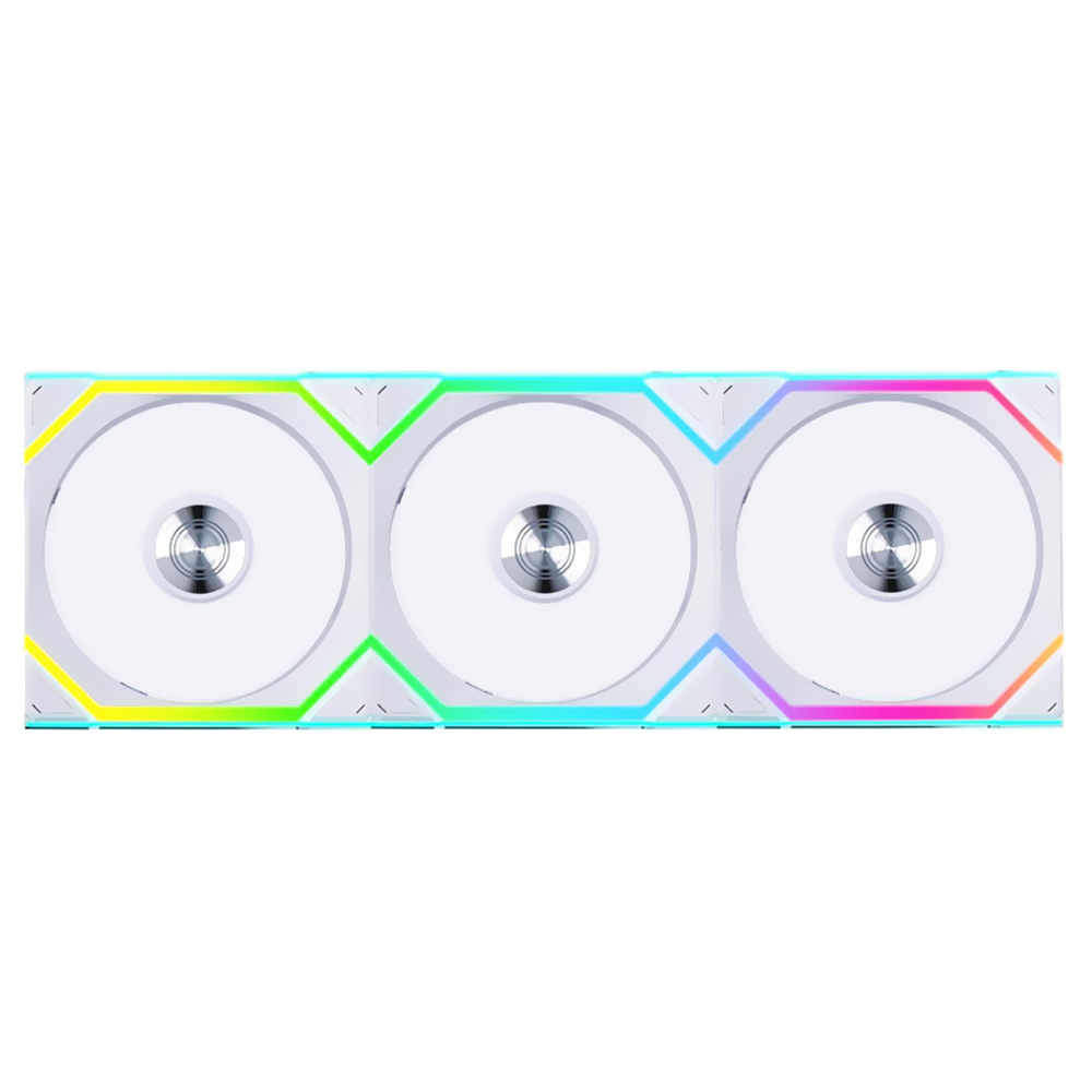 Cooler para Gabinete Lian Li Uni Fan SL Wireless 120 12X12 ARGB Branco - Kit com 3 (12SL1W3W)