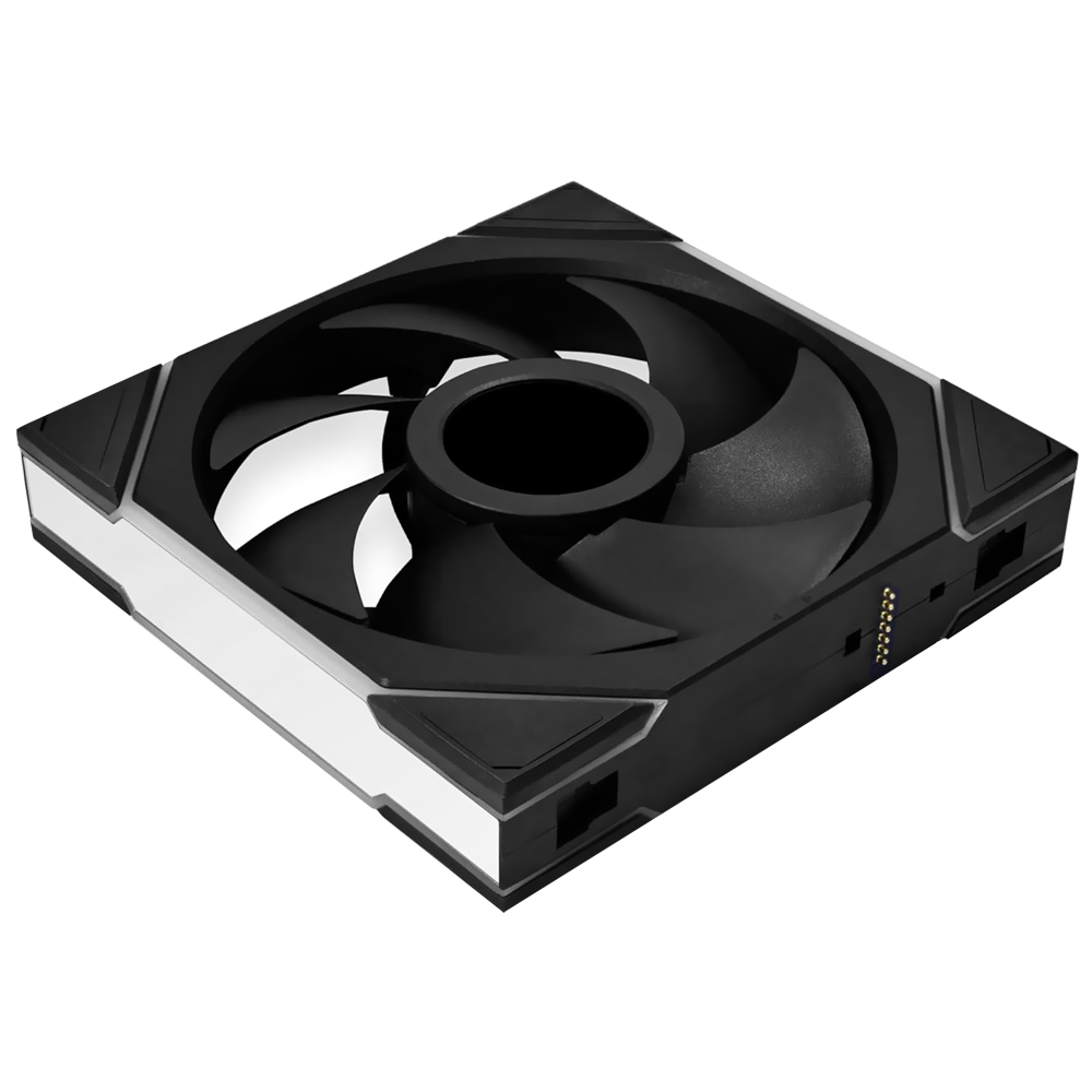 Cooler para Gabinete Lian Li Uni Fan TL LCD 120 12X12 RGB - Preto (12TLLCD1B)
