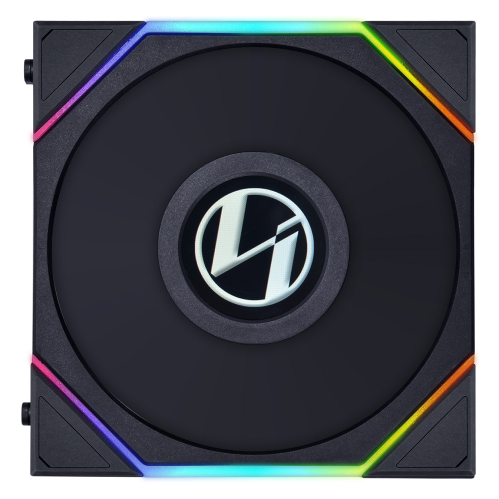 Cooler para Gabinete Lian Li Uni Fan TL LCD 120 12X12 RGB - Preto (12TLLCD1B)