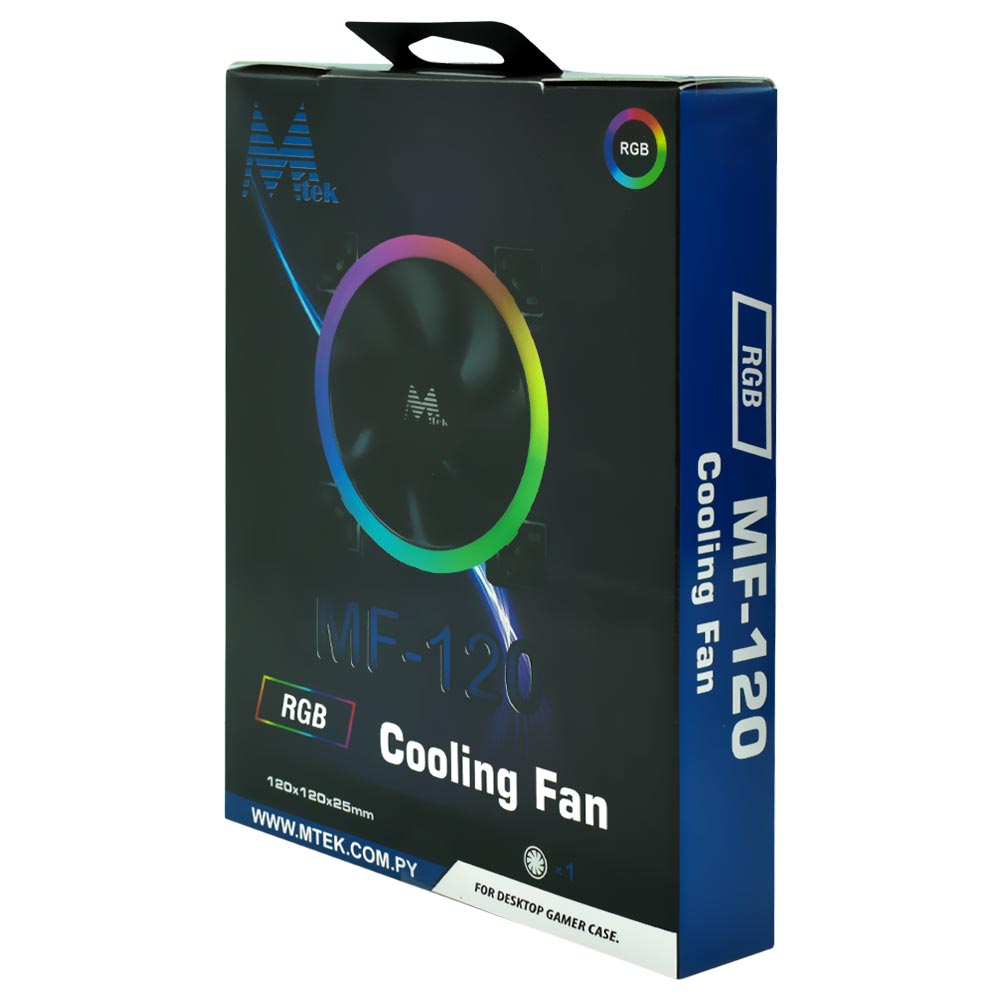 Cooler para Gabinete Mtek MF-120 120MM RGB