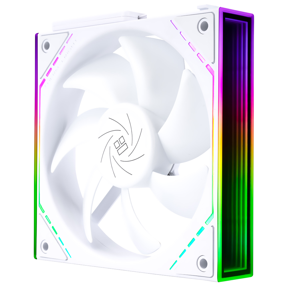 Cooler para Gabinete Thermalright TL-M12QRW Reverse AirFlow ARGB 120MM - Branco