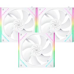 Cooler para Gabinete Thermalright TL-M12QW X3 Infinity Mirror 12X12 ARGB - Branco (Kit com 3)