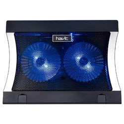 Cooler para Notebook Havit HV-F2051 17" LED Azul - Preto