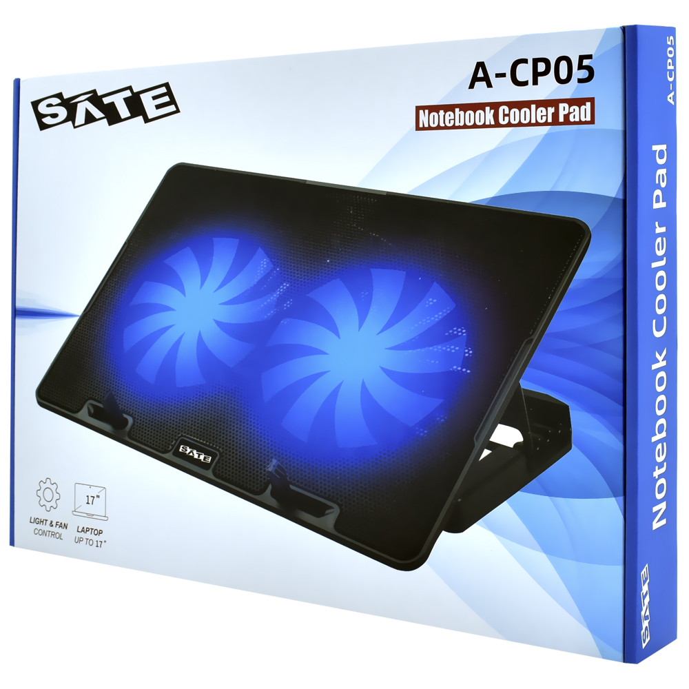 Cooler para Notebook Satellite A-CP05 USB / Até 17" - Preto