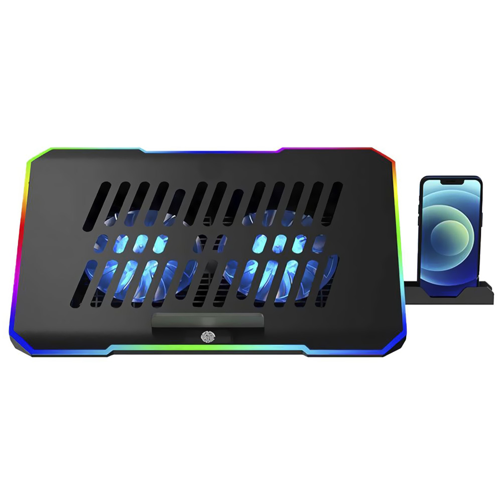 Cooler para Notebook Satellite A-CP42 RGB / USB / 9" até 17" - Preto