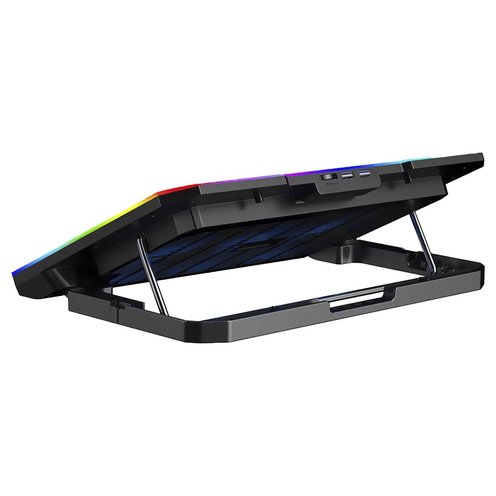 Cooler para Notebook Satellite A-CP42 RGB / USB / 9" até 17" - Preto