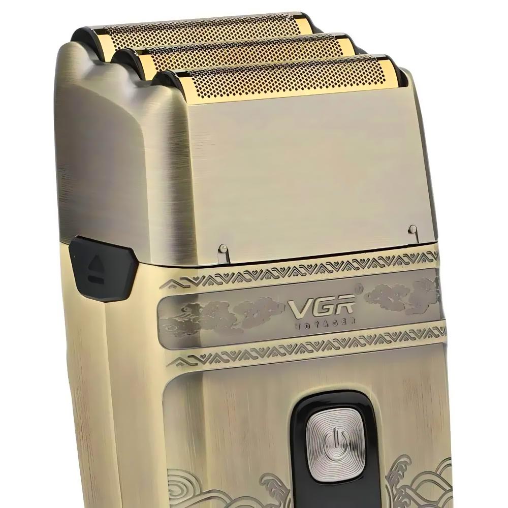 Barbeador Profesional VGR V-335 Recarregavel - Dourado
