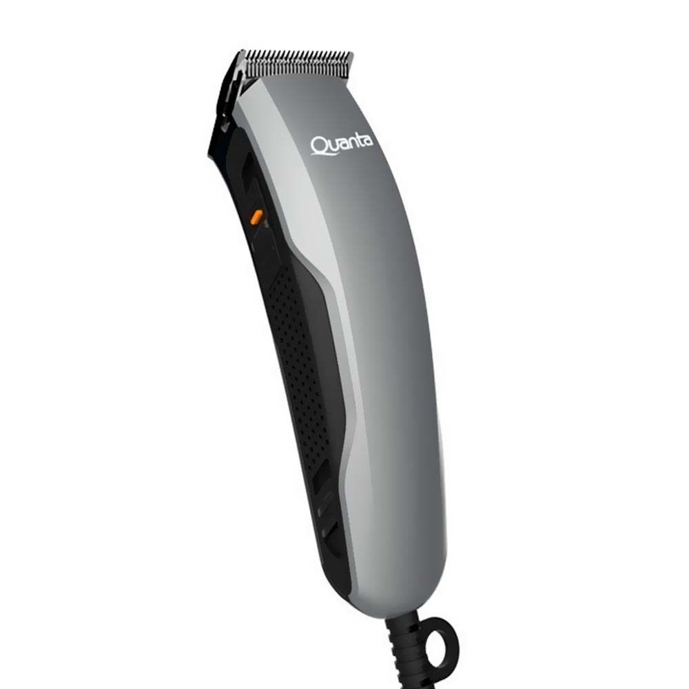 Maquina de Cortar Cabelo Quanta QTCE50 Bivolt - Cinza / Preto