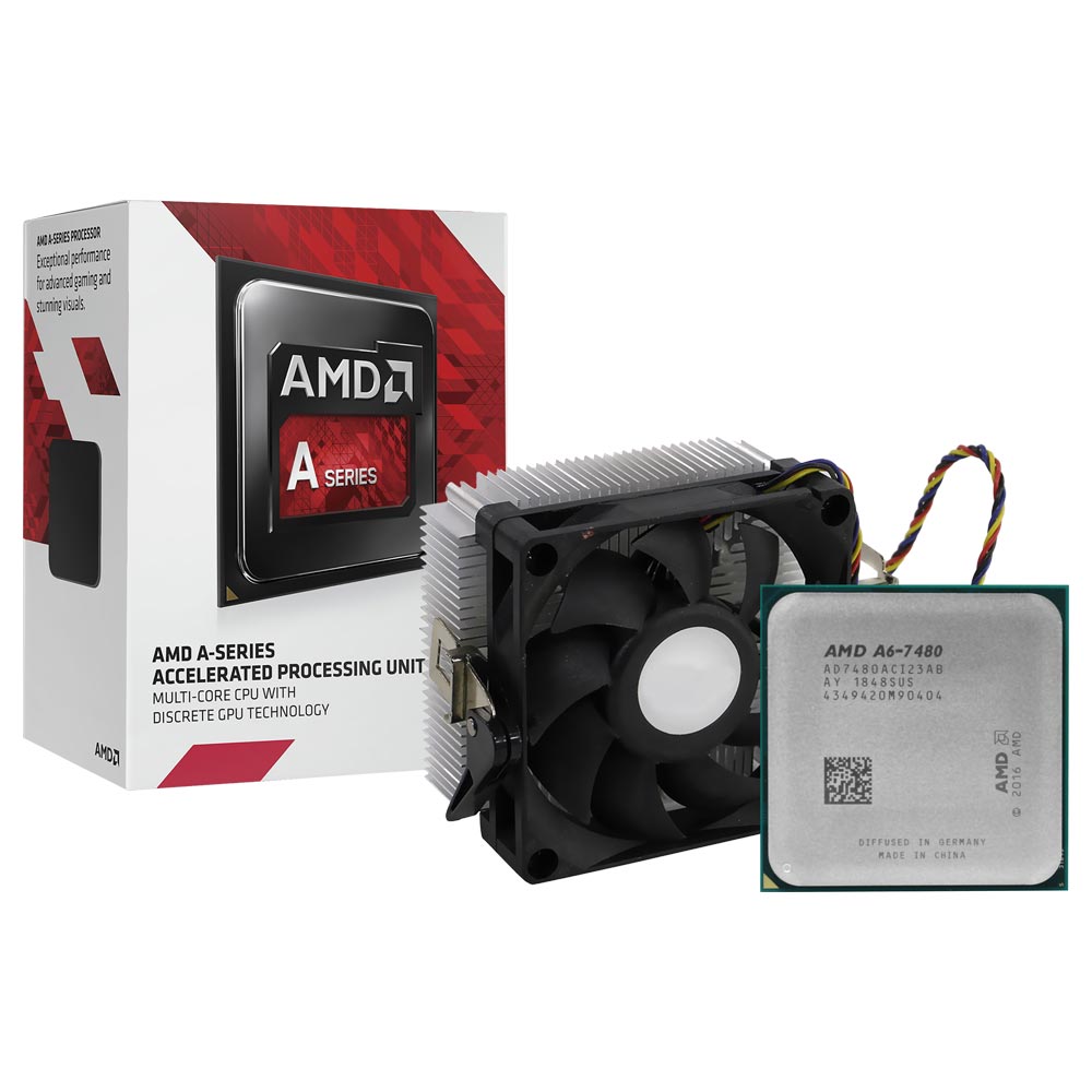 Processador AMD A6 7480 Socket FM2+ / 3.8GHz / 1MB 