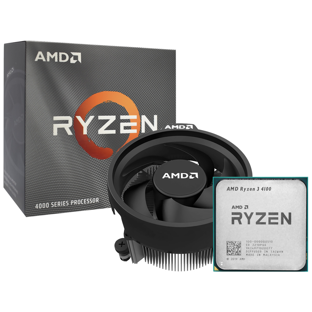 Processador AMD Ryzen 3 4100 Socket AM4 / 3.8GHz / 6MB