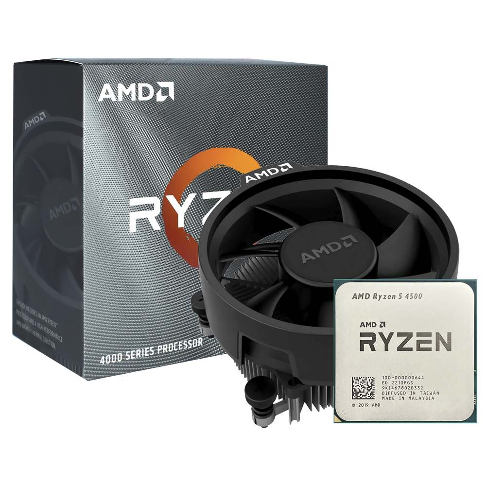 Processador AMD Ryzen 5 4500 Socket AM4 / 3.6GHz / 11MB no Paraguai - Visão  Vip Informática - Compras no Paraguai - Loja de Informática