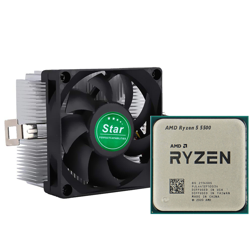 Processador AMD Ryzen 5 5500 Socket AM4 / 3.6GHz / 19MB - OEM