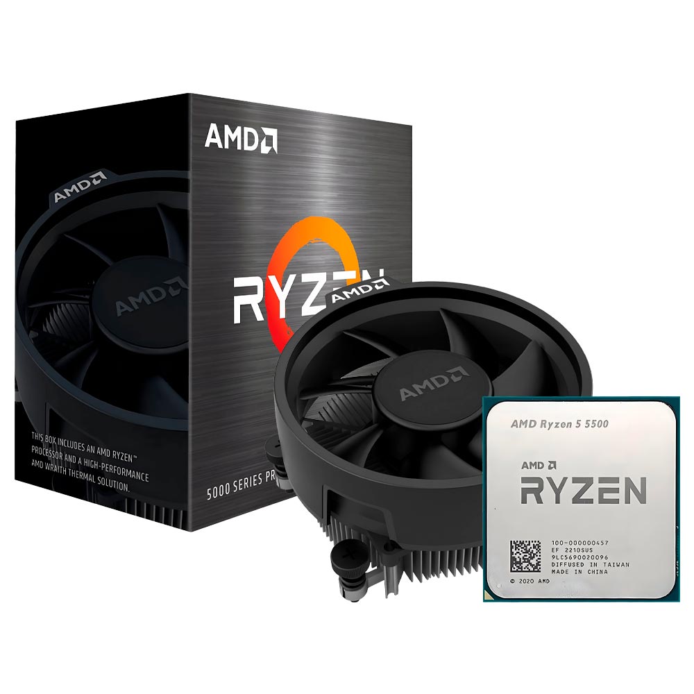Processador AMD Ryzen 5 5500 Socket AM4 / 3.6GHz / 19MB no