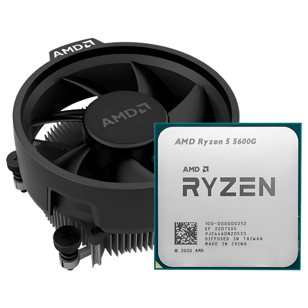 Processador AMD Ryzen 5 5600G Socket AM4 / 3.9GHz / 19MB no