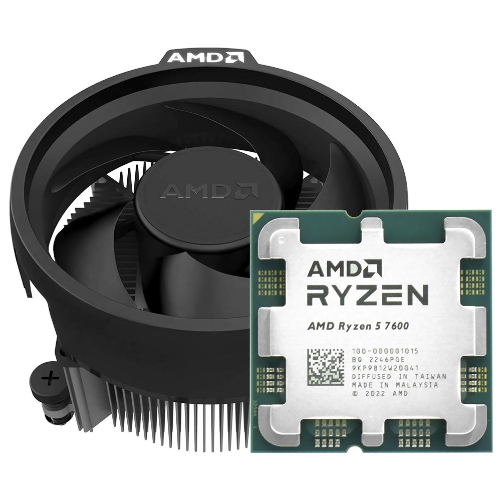 Processador AMD Ryzen 5 7600 Socket AM5 / 3.8GHz / 38MB