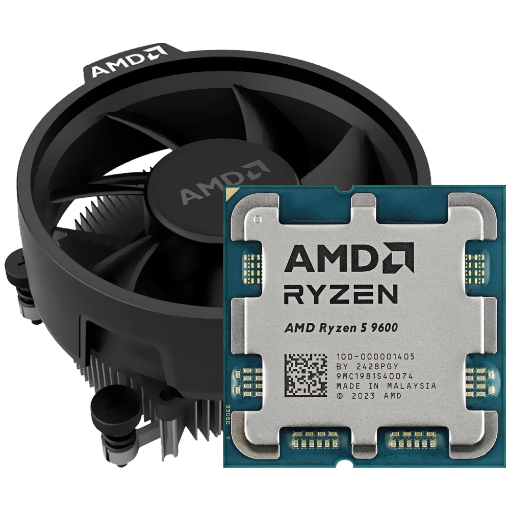 Processador AMD Ryzen 5 9600 Socket AM5 / 3.8GHz / 38MB
